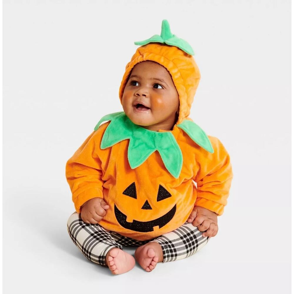 Hyde & EEK!‎ Boutique Baby Pumpkin Halloween Costume 6–12M NEW